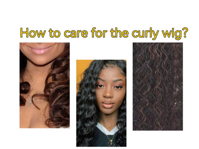 How to care for the curly hair wig?