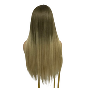 Balayage Wig 13"x6” Lace Front Human Hair Highlight Straight Wig