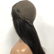 Glueless  Straight Natural Color U-part  For Black Women Human Hair Wigs