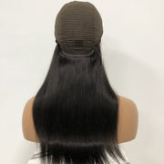 Glueless  Straight Natural Color U-part  For Black Women Human Hair Wigs