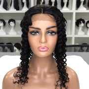 Loose Deep Wave Wig  Lace Closure Wig for Women Hd Lace Natural Black