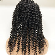 Kinky Curly Headband  for Black Women None Lace Front Wigs Human Hair