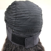 Kinky Curly Headband  for Black Women None Lace Front Wigs Human Hair
