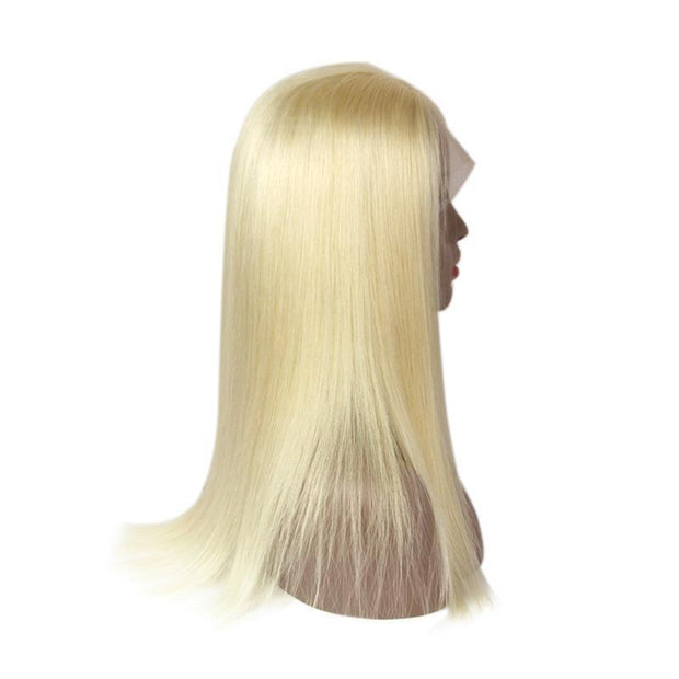 Loks Real Looking 613 Blonde Straight Lace Frontal Wig Human Hair - Lokshair