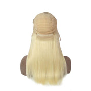 Loks Real Looking 613 Blonde Straight Lace Frontal Wig Human Hair - Lokshair