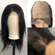 Lace Front Wigs Human Hair 4x4 Closure Ready to Wear Wigs Natural Black