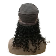 Curly Full Lace Wigs Natural Black Color Virgin Hair - Lokshair