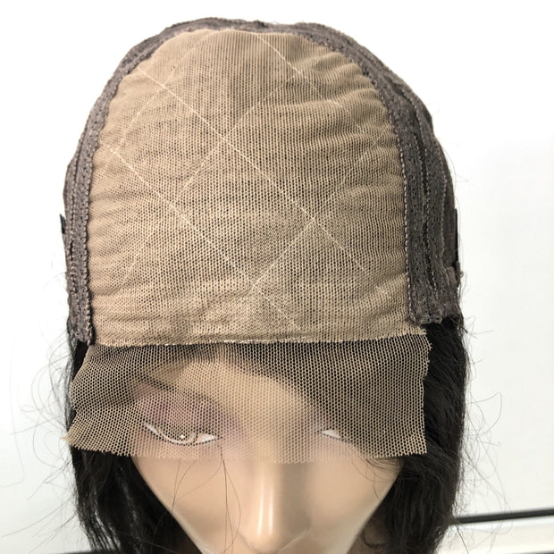 Lace Front Wigs Human Hair 4x4 Closure Ready to Wear Wigs Natural Black
