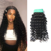 1Pc 12A Water Deep Wave Afro Kinky Italian Curly Straight kks Human Hair Bundle