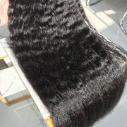 3Pc Brazilian Afro Kinky Curly Straight KKS Virgin Human Hair Weaves