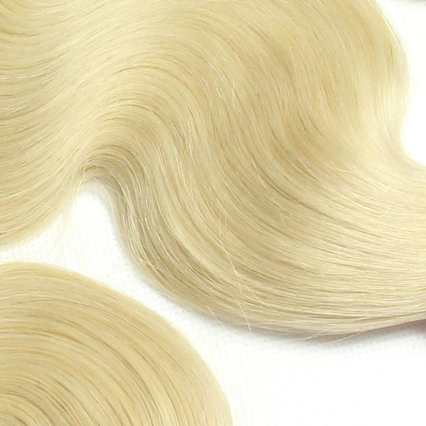 Virgin Cuticle Aligned 613 blonde Body wave Hair Bundle Vendor-Loks - Lokshair